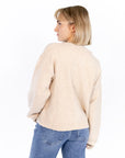 Hadley Plaid Seam Cardigan