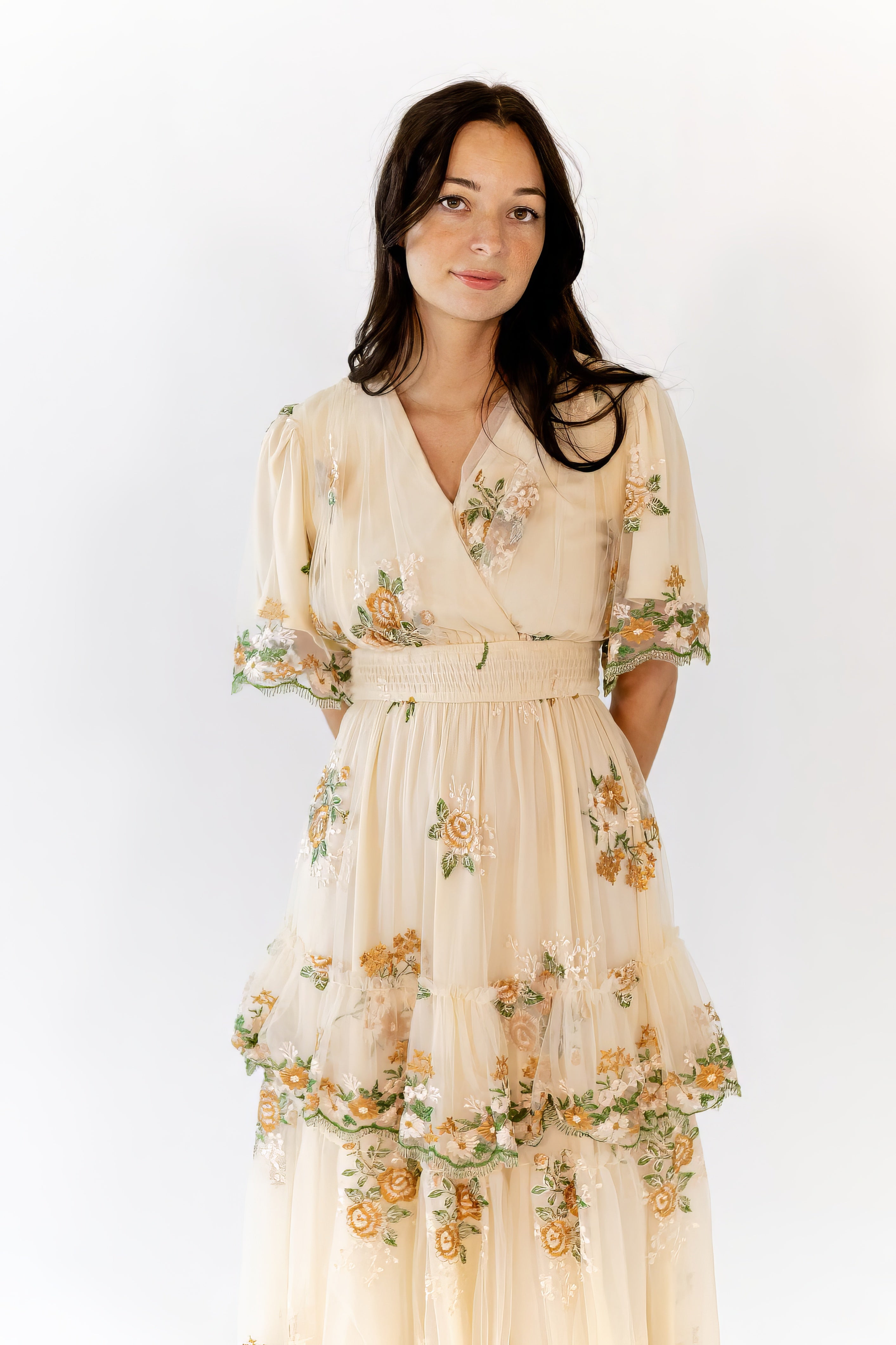 Daliah Embroidered Dress