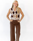Rambler Argyle Knit Cardigan