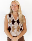 Rambler Argyle Knit Cardigan