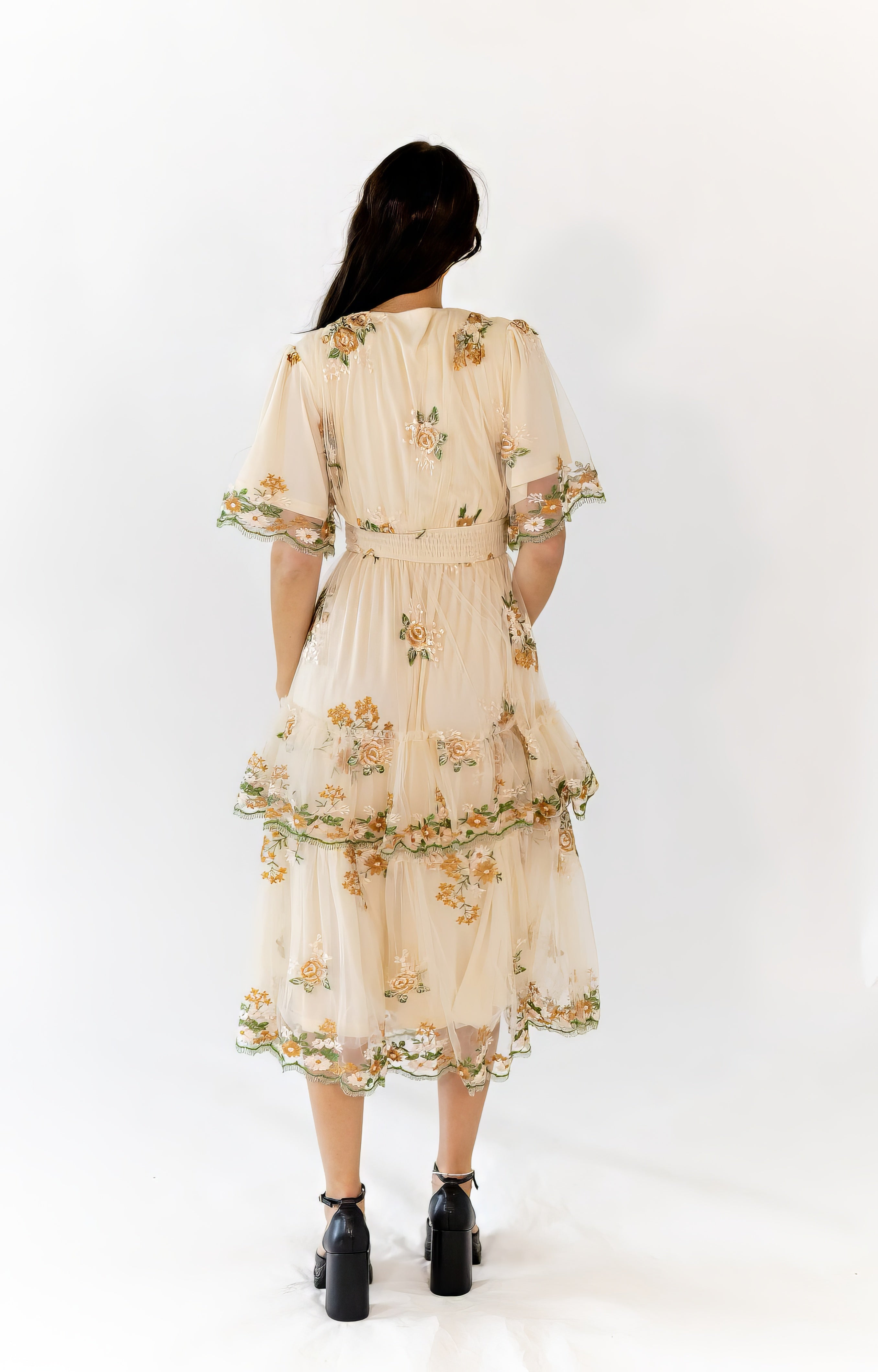 Daliah Embroidered Dress