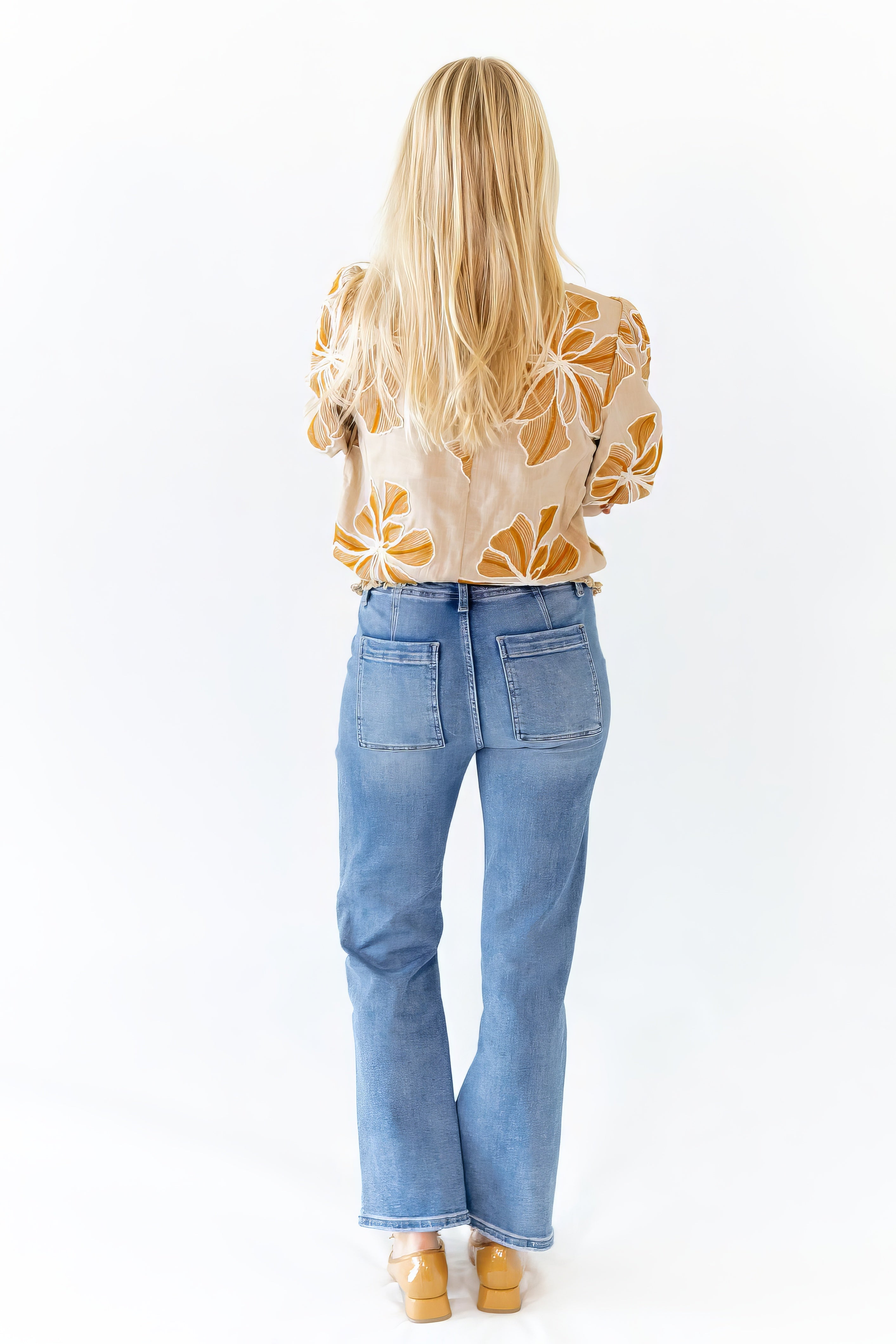 Bibi Floral Embroidered Top