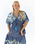 Roule Embroidered Dress