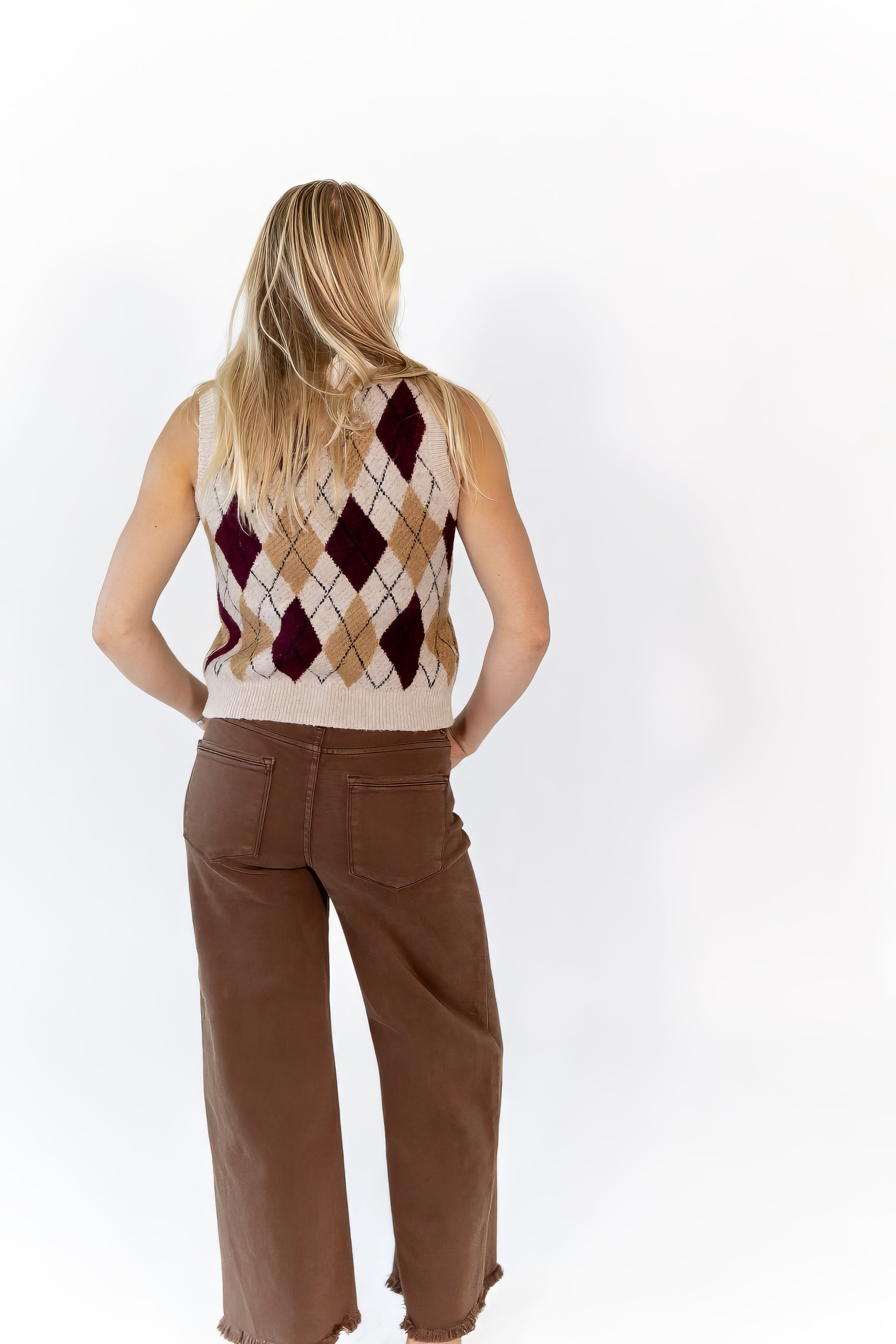 Rambler Argyle Knit Cardigan
