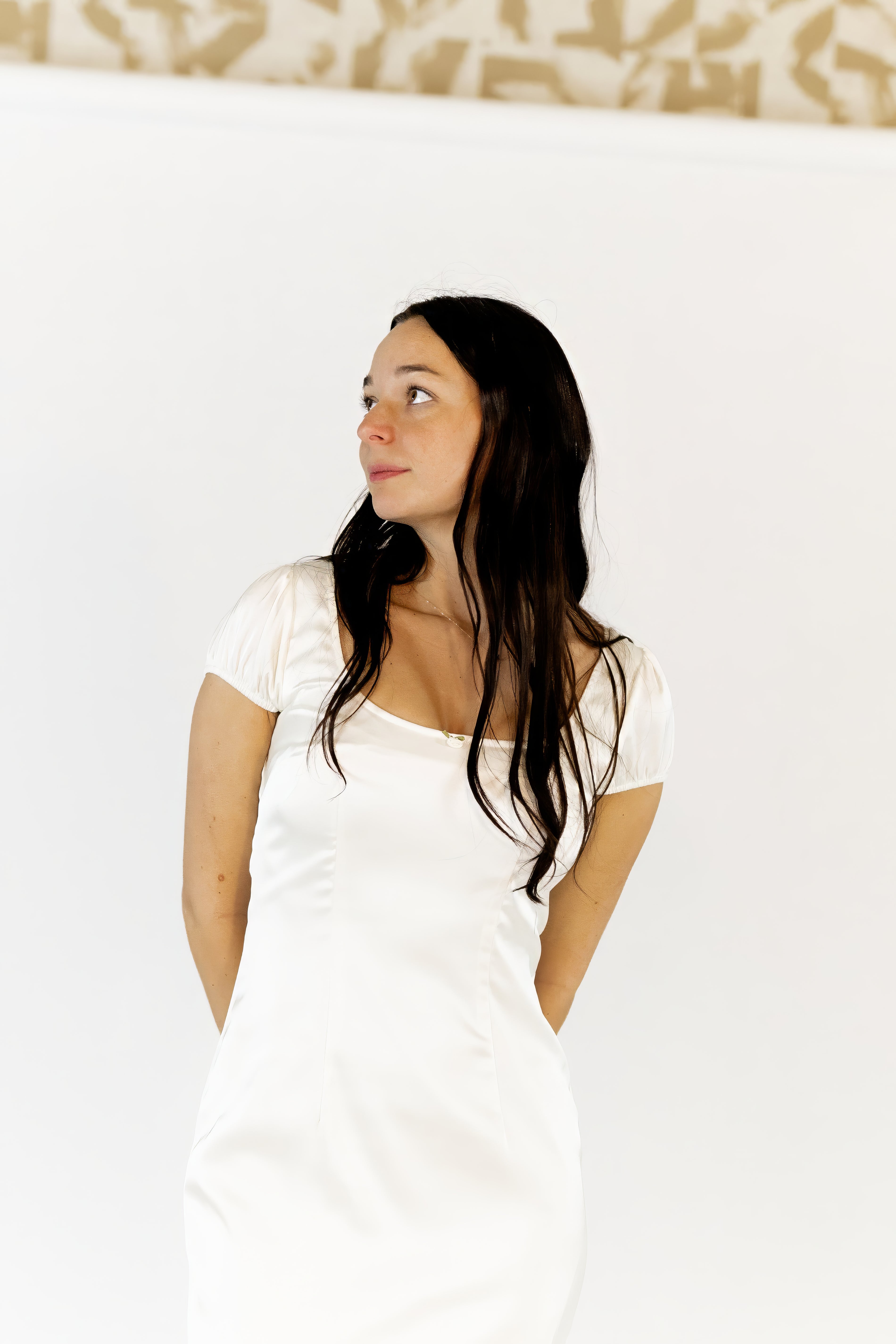 Jay Rose Detail Dress · Cream