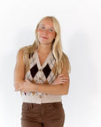 Rambler Argyle Knit Cardigan