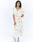 Kimmy Floral Midi Dress  ⤫ Restocked