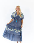 Roule Embroidered Dress
