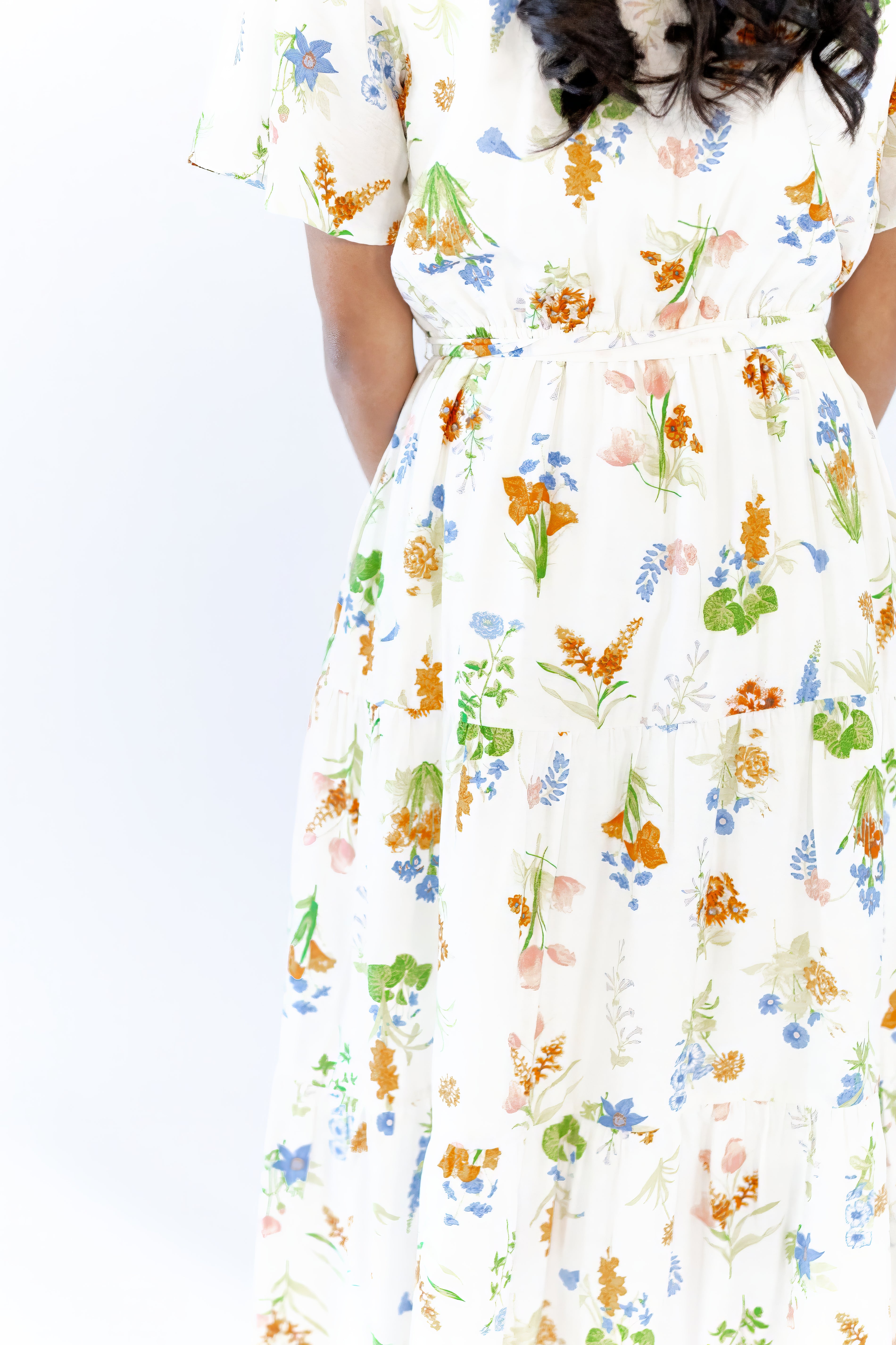 Kimmy Floral Midi Dress  ⤫ Restocked