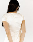 Jay Rose Detail Dress · Cream