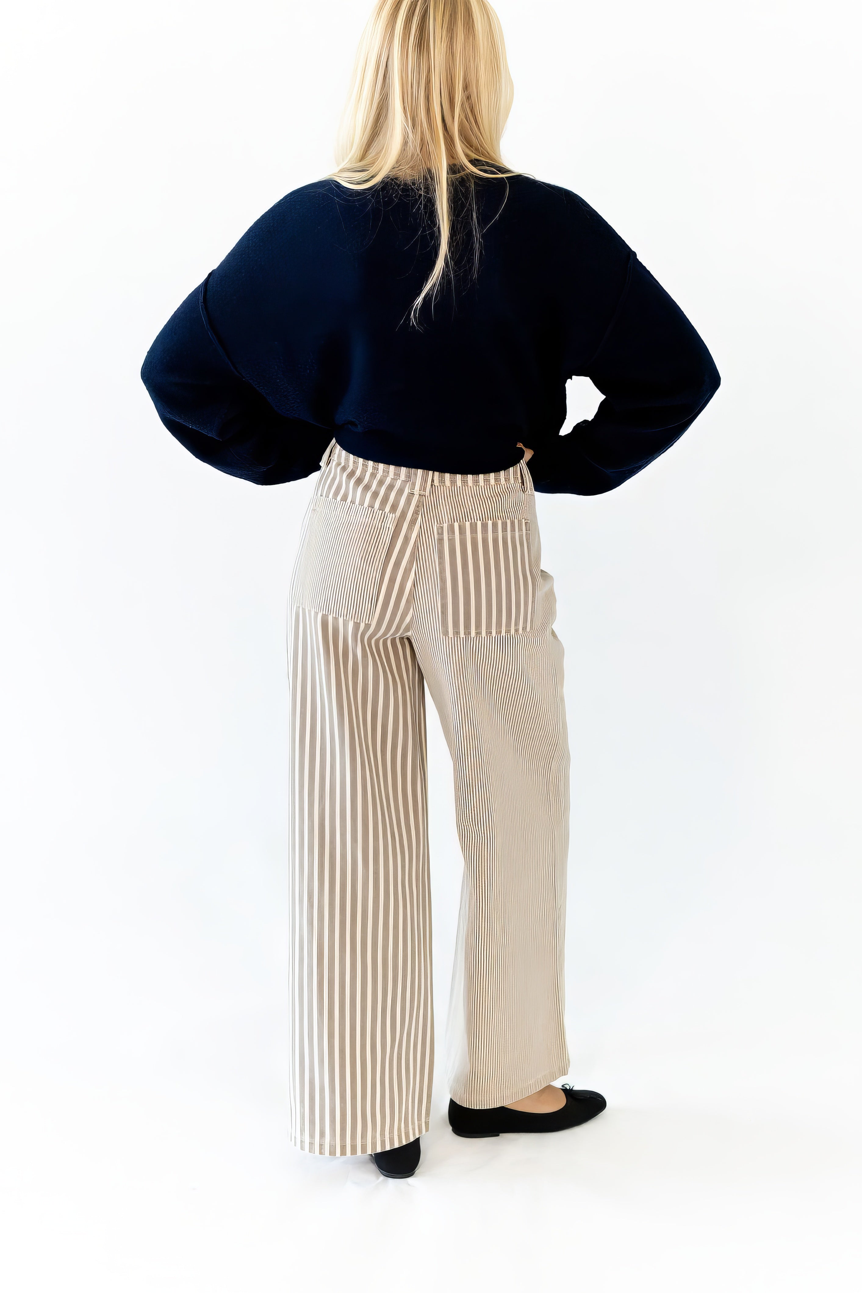 Twiggy Mixed Stripe Pants