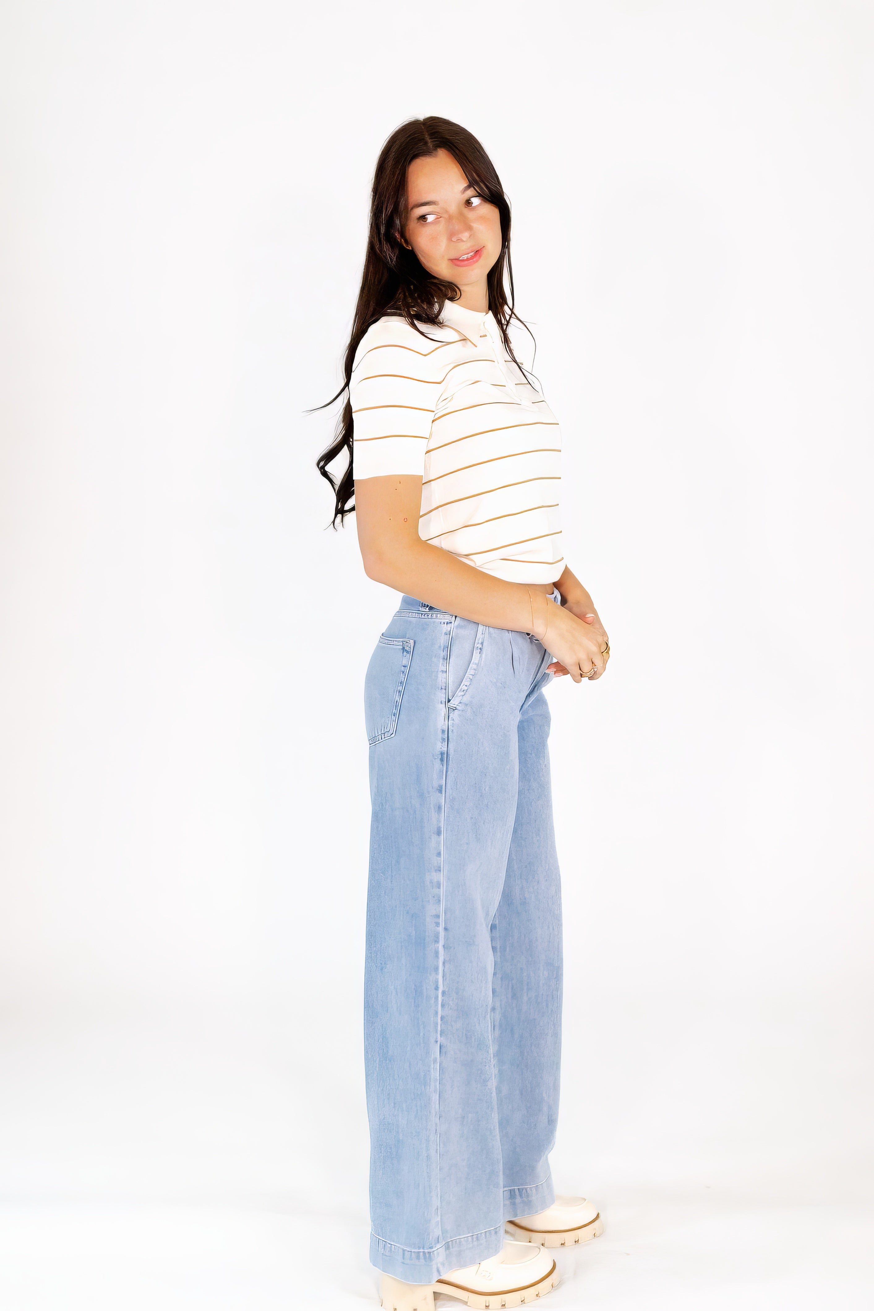 Thula Striped Polo