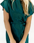 Emerald City Silk Dress