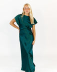 Emerald City Silk Dress