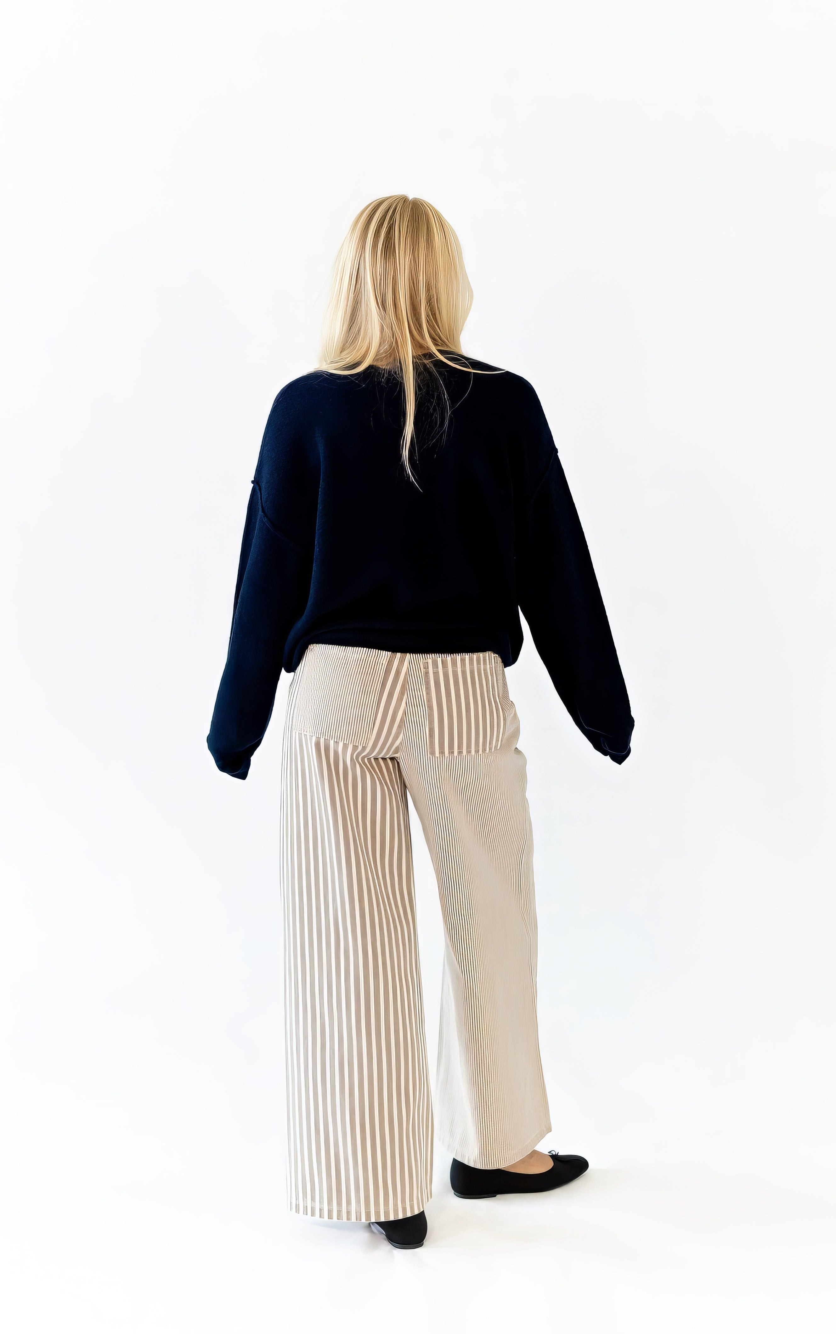 Twiggy Mixed Stripe Pants