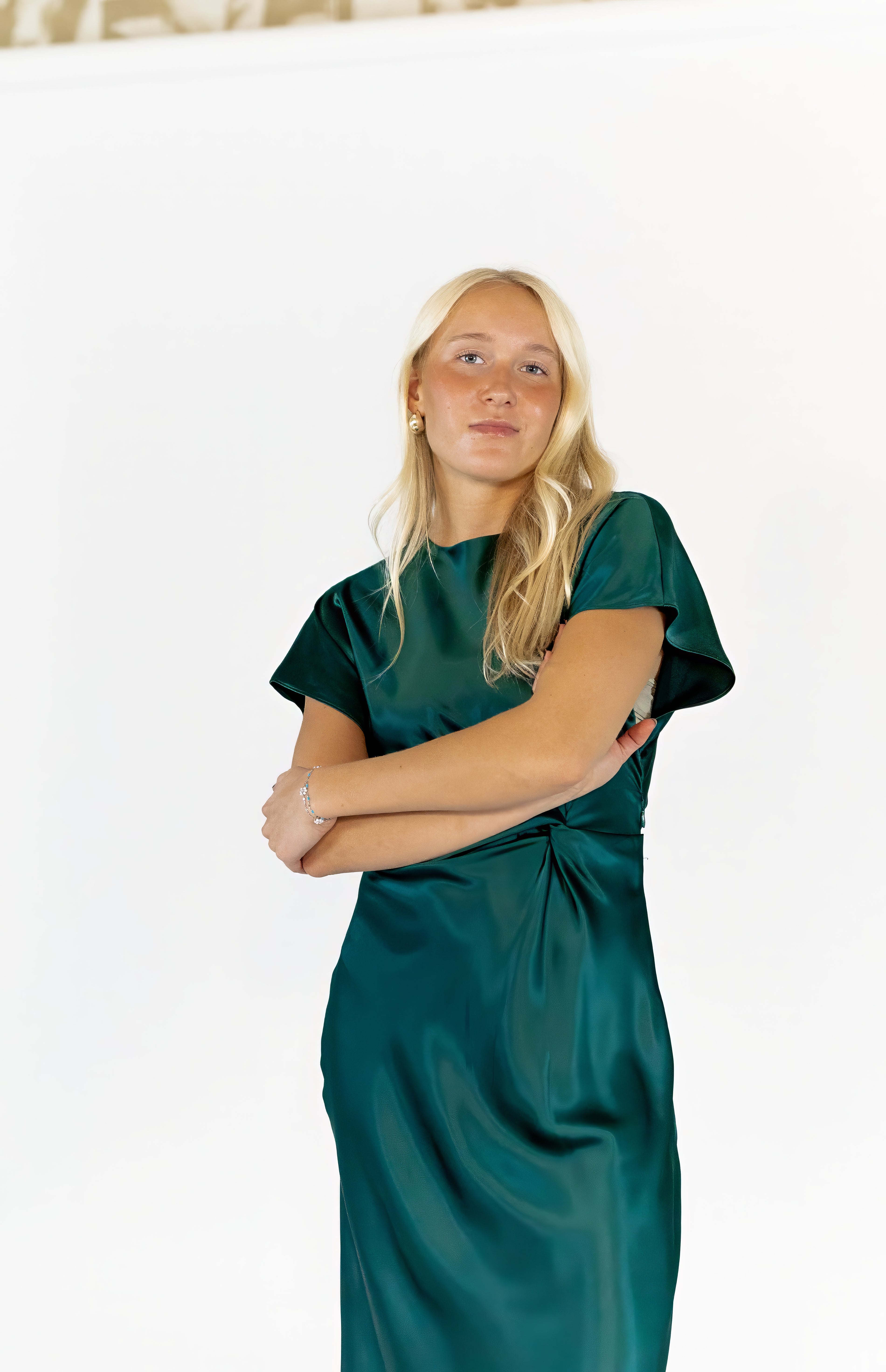 Emerald City Silk Dress