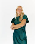 Emerald City Silk Dress