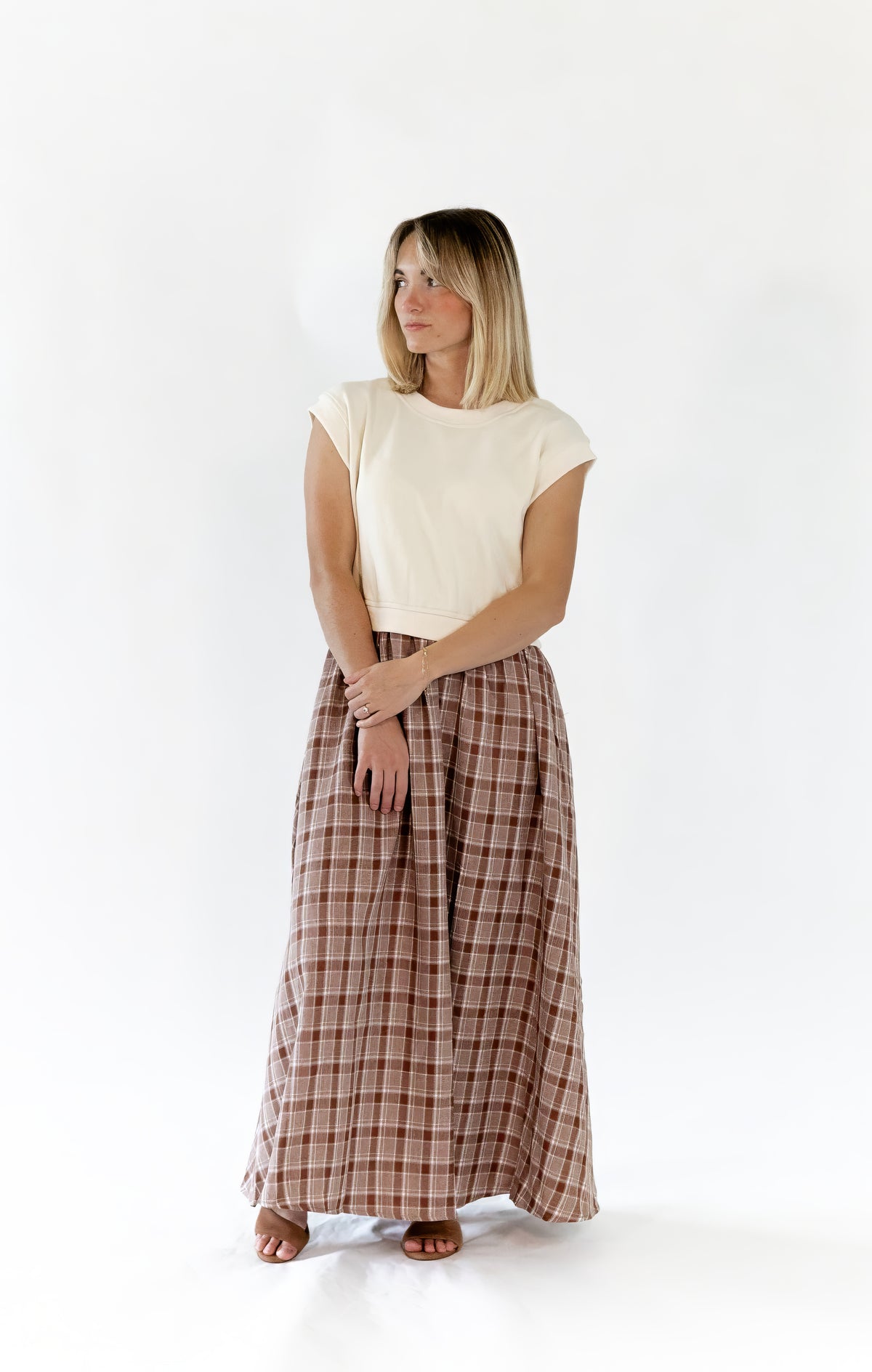 Brynne Mixed Media Dress