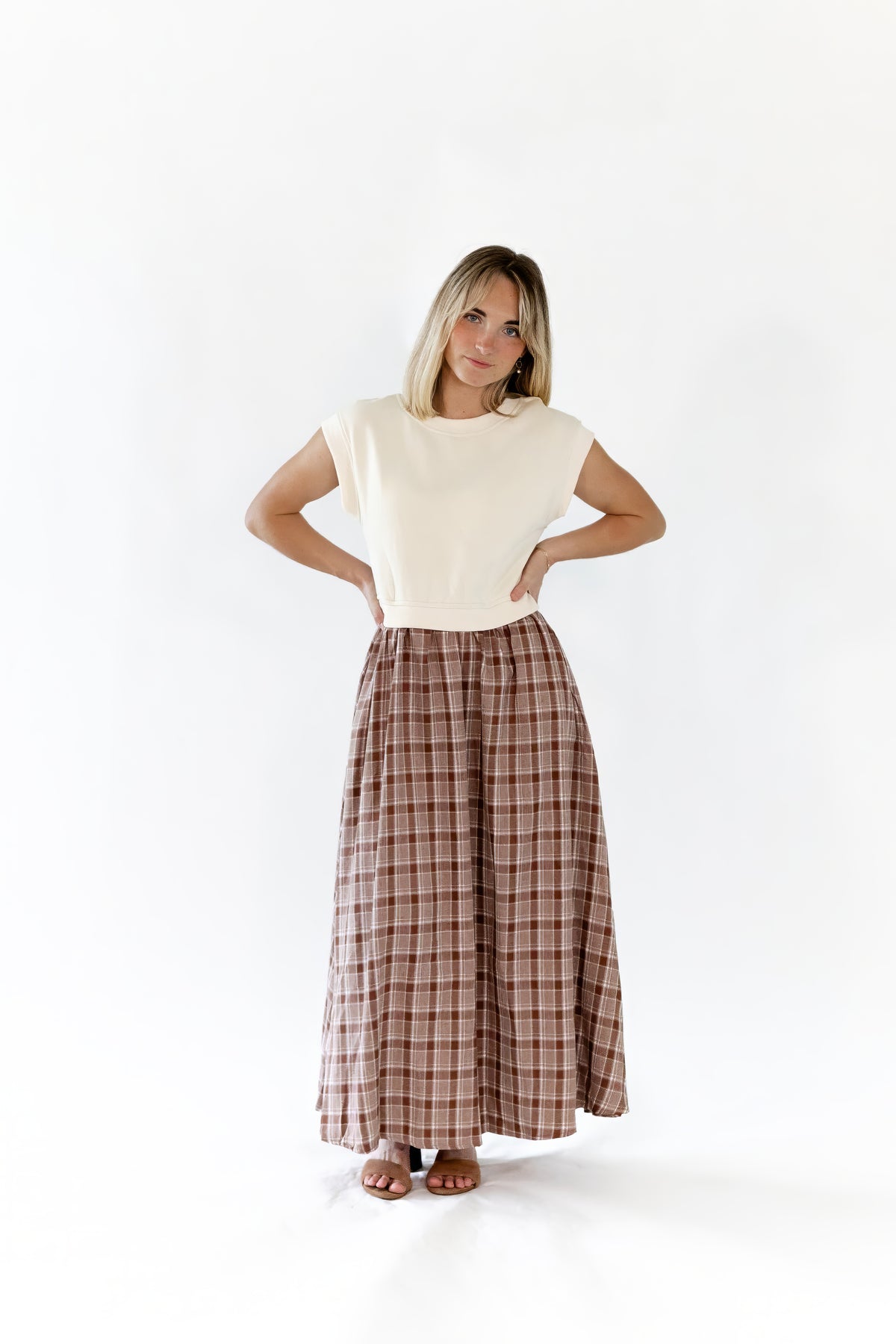 Brynne Mixed Media Dress