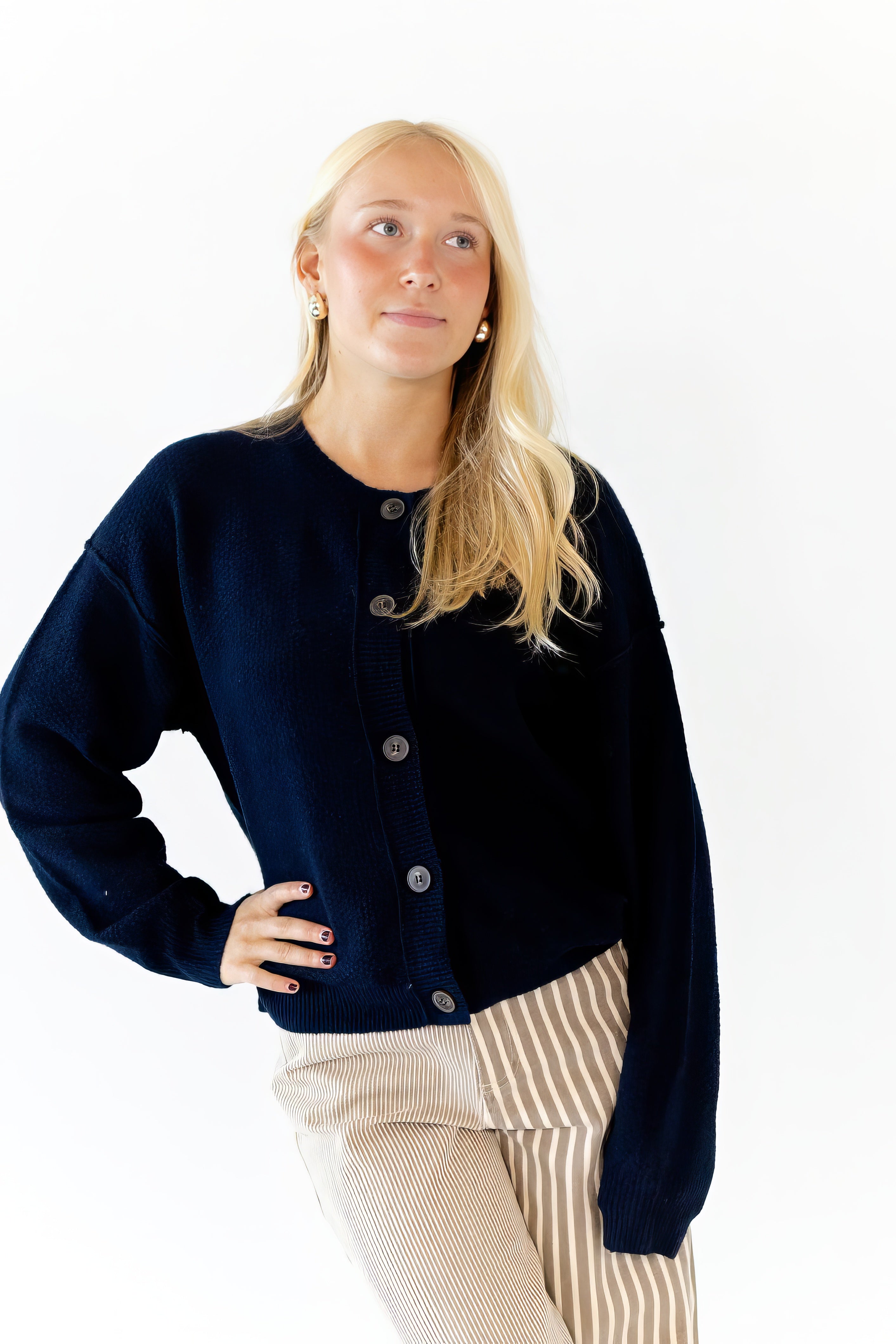 Renata Exposed Seam Cardigan