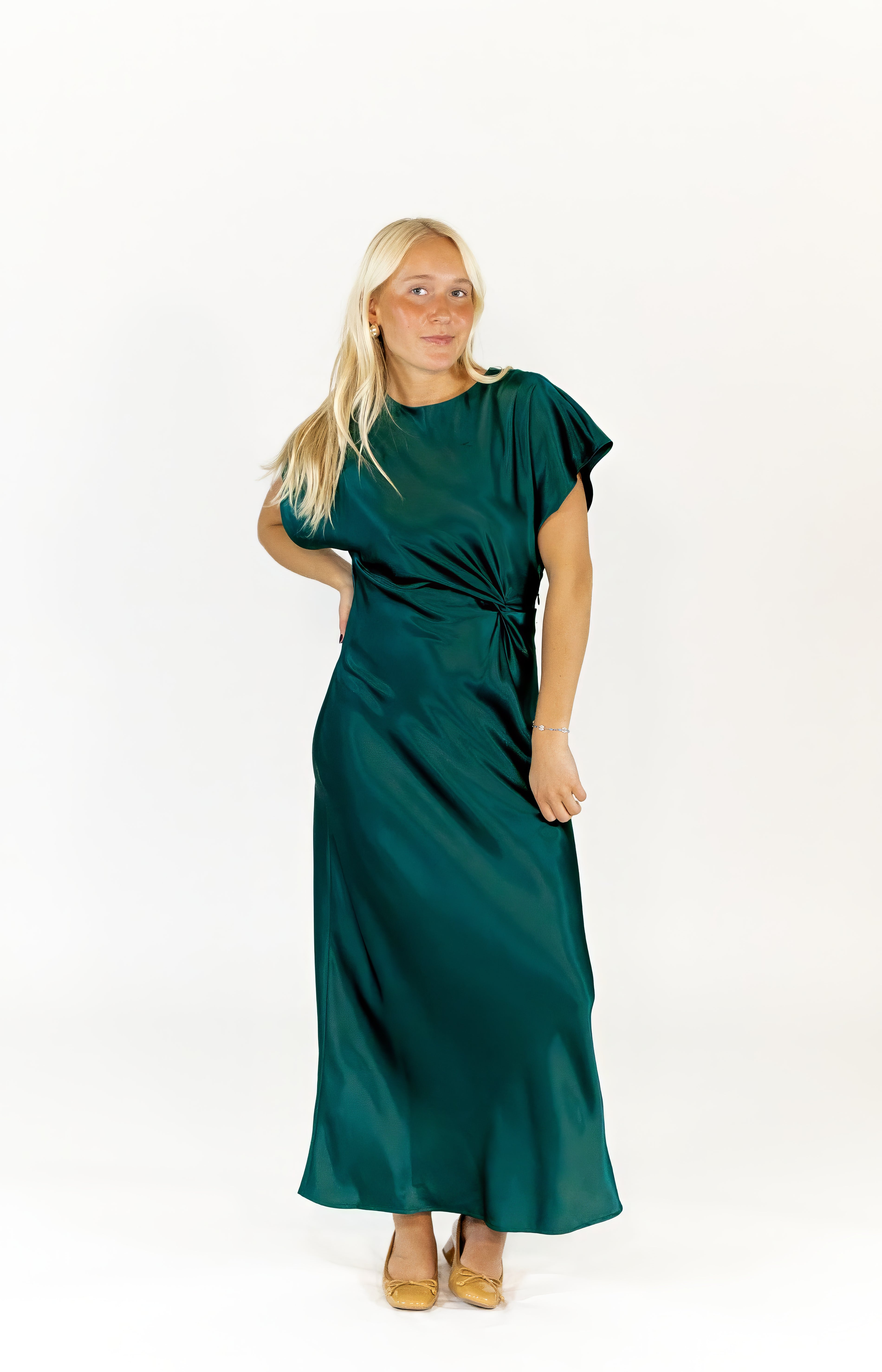 Emerald City Silk Dress