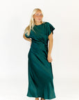 Emerald City Silk Dress