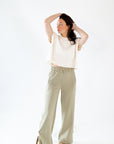 Roux Bow Accented Track Pants