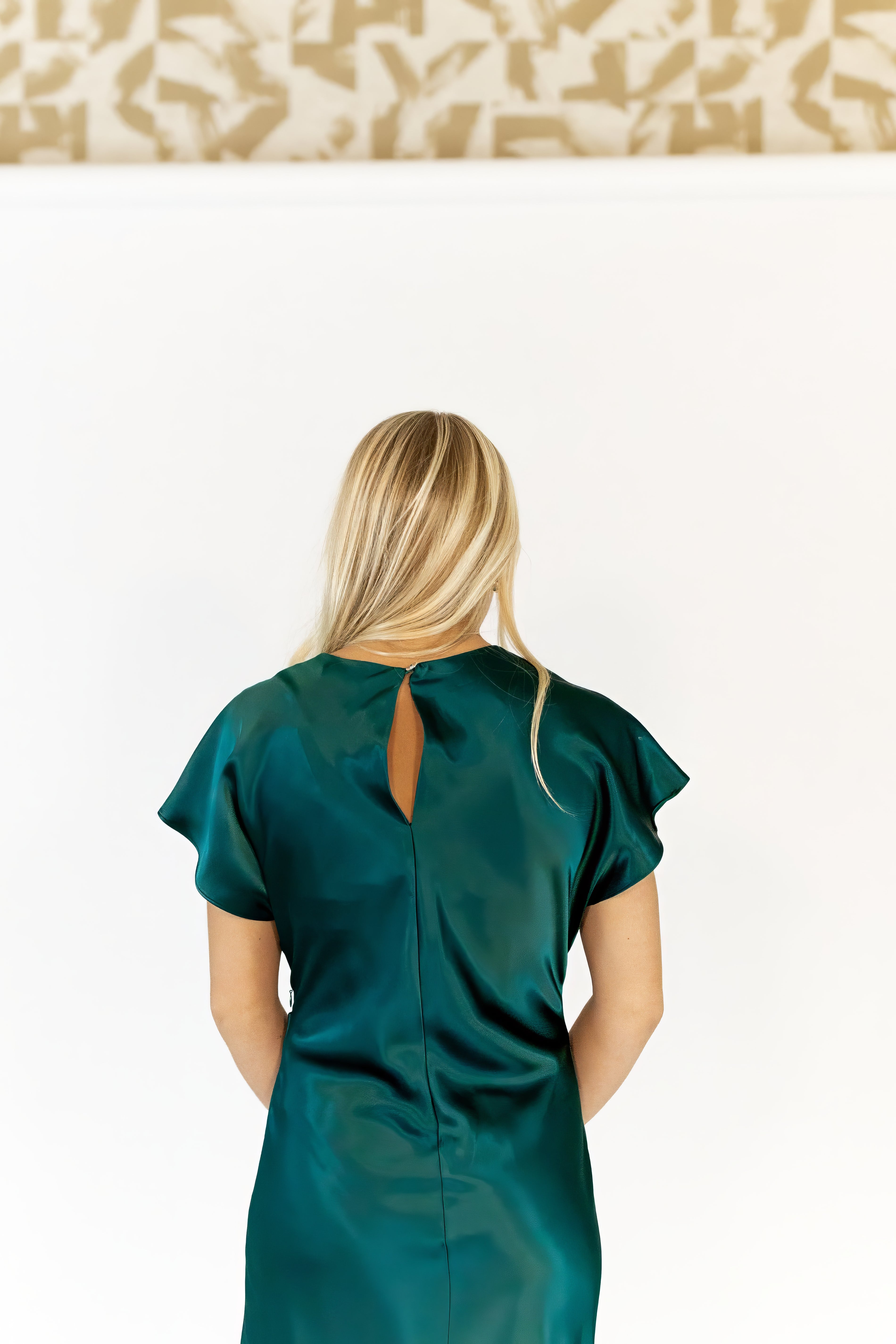 Emerald City Silk Dress