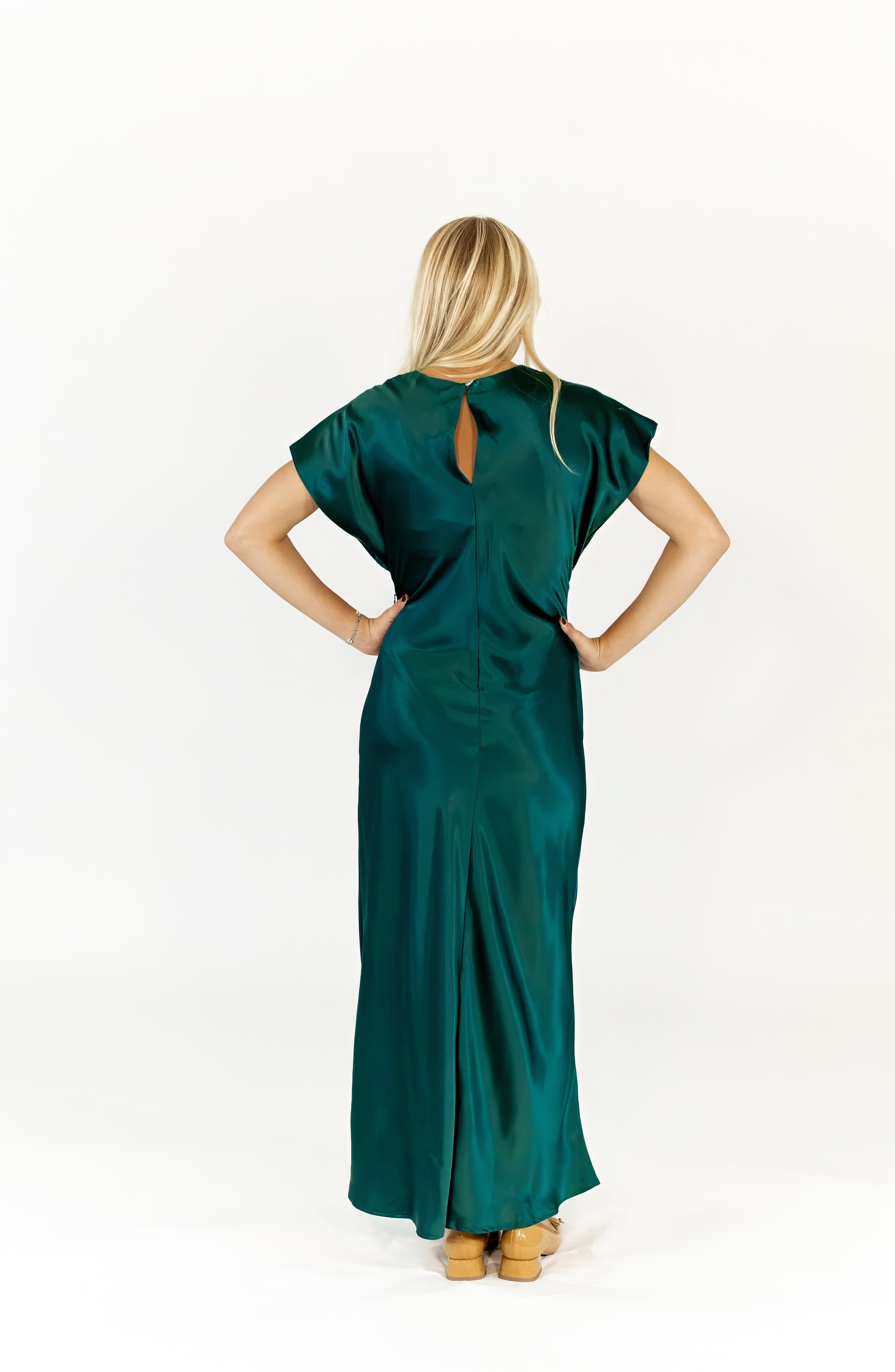 Emerald City Silk Dress