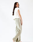 Roux Bow Accented Track Pants