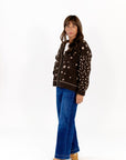 Fawn Print Cardigan