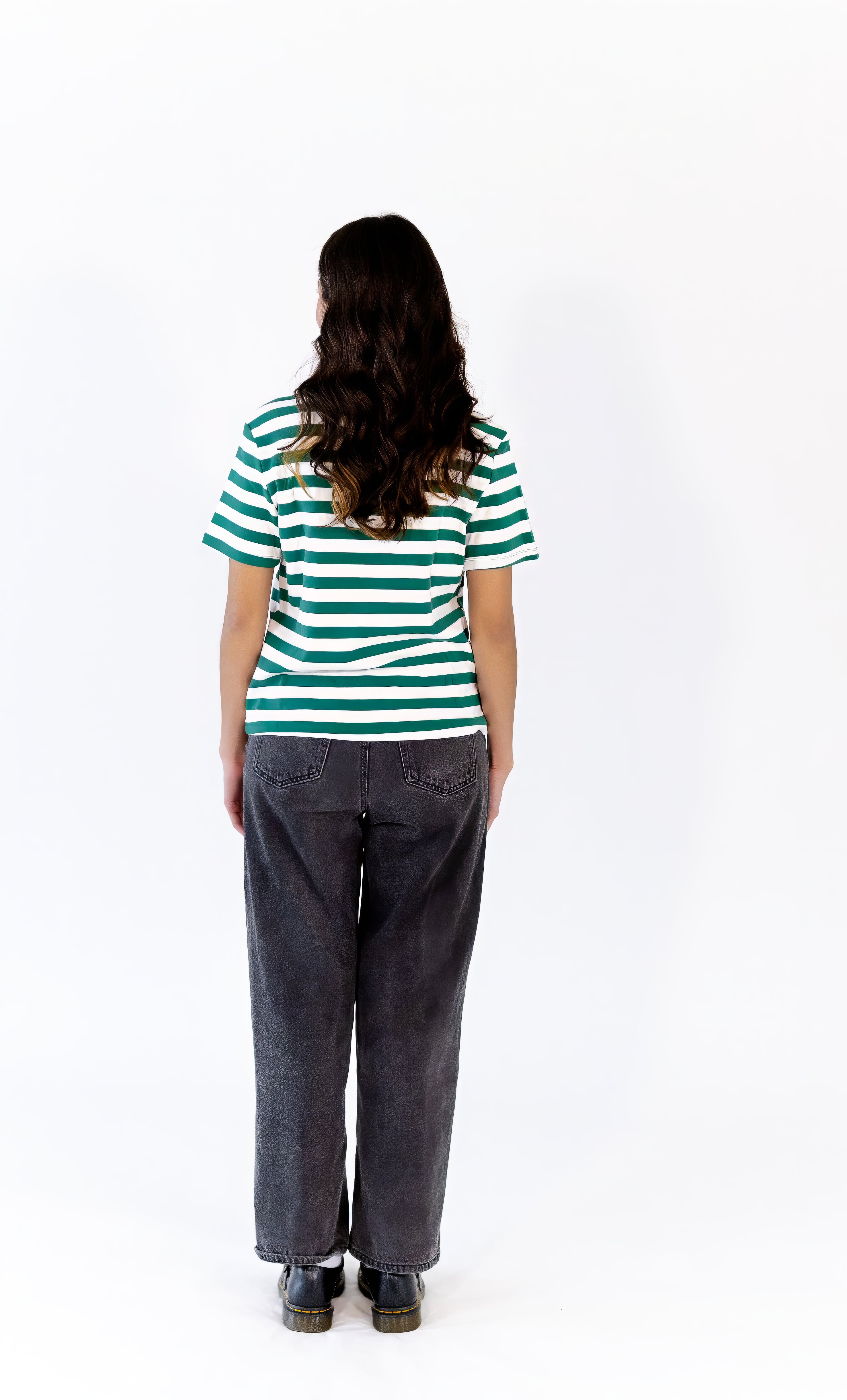 Flow Striped Crew Neck Tee