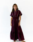 Sirine Piped Maxi Dress
