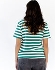 Flow Striped Crew Neck Tee