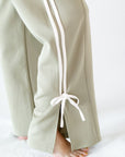 Roux Bow Accented Track Pants