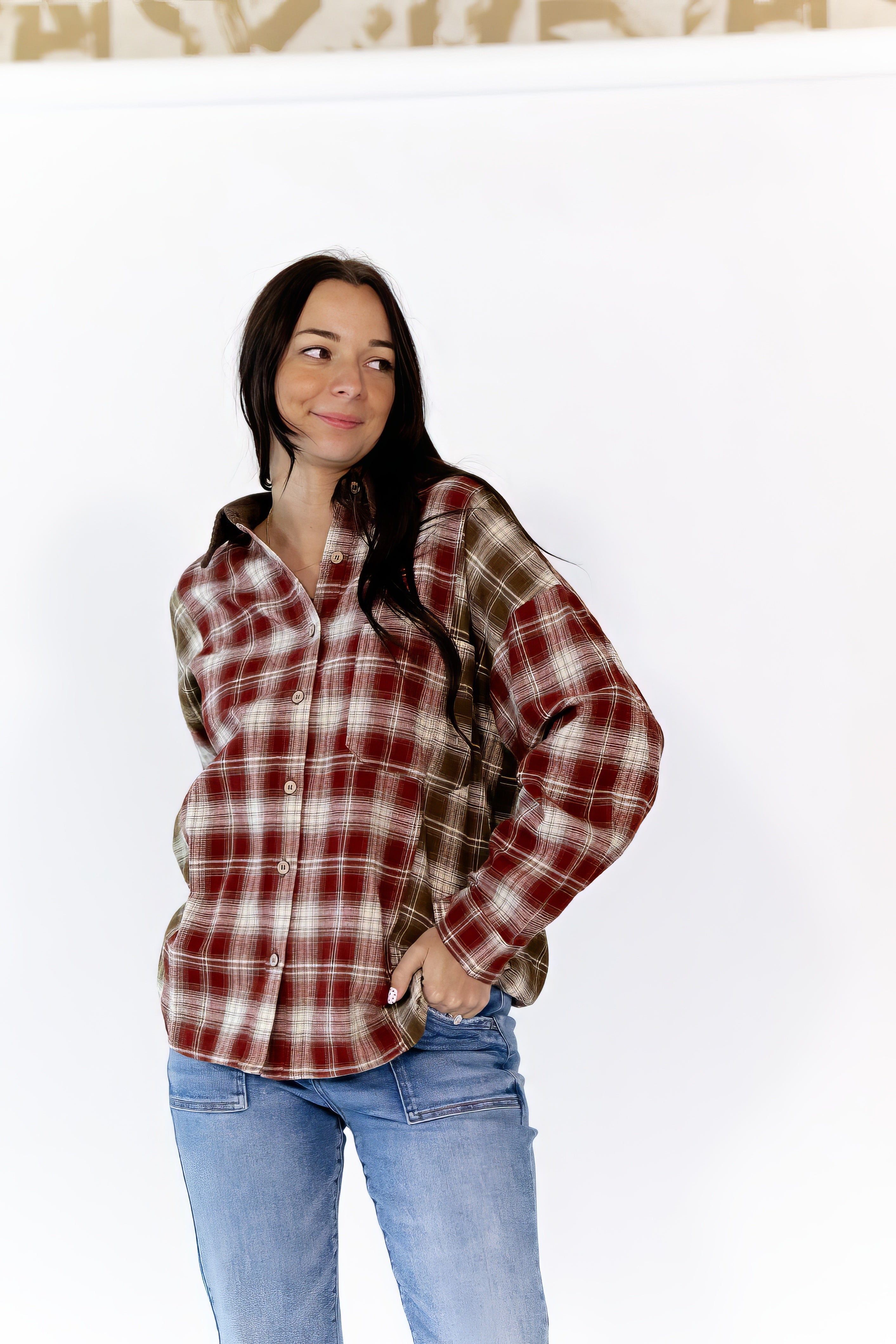 Katria Plaid Button Down