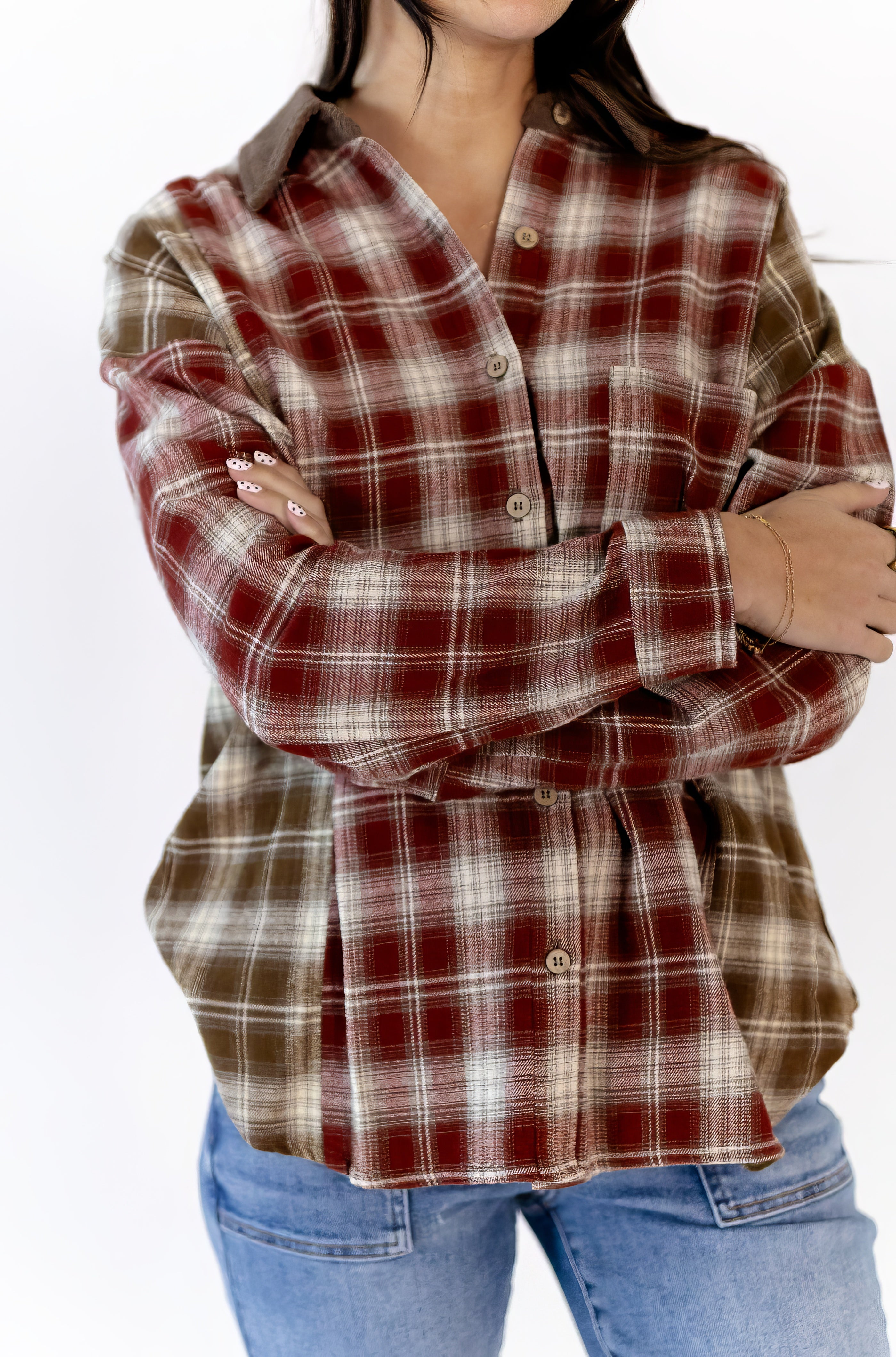 Katria Plaid Button Down