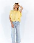 Denny Pleated Top