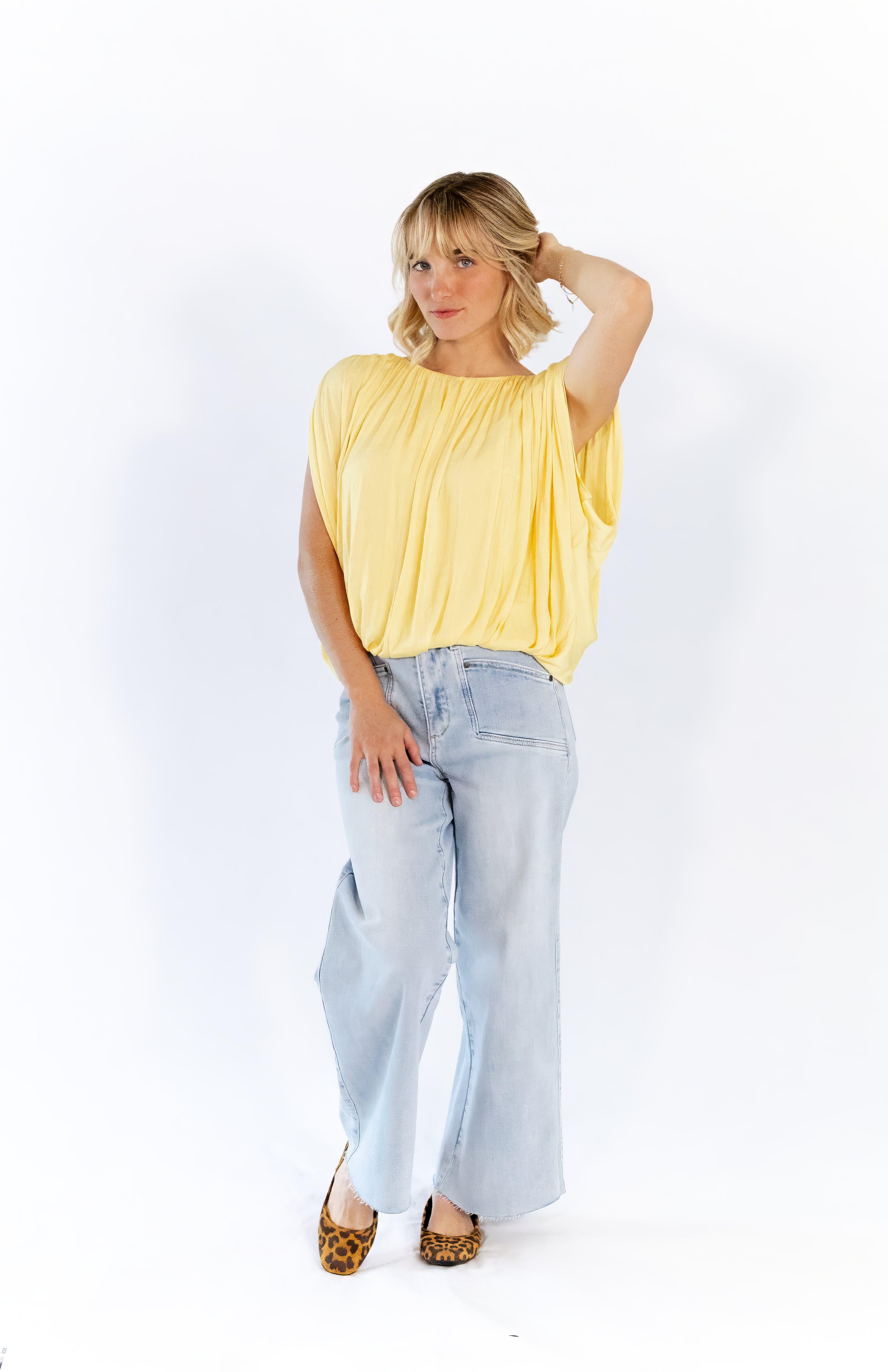 Denny Pleated Top