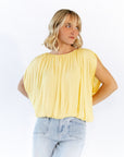 Denny Pleated Top