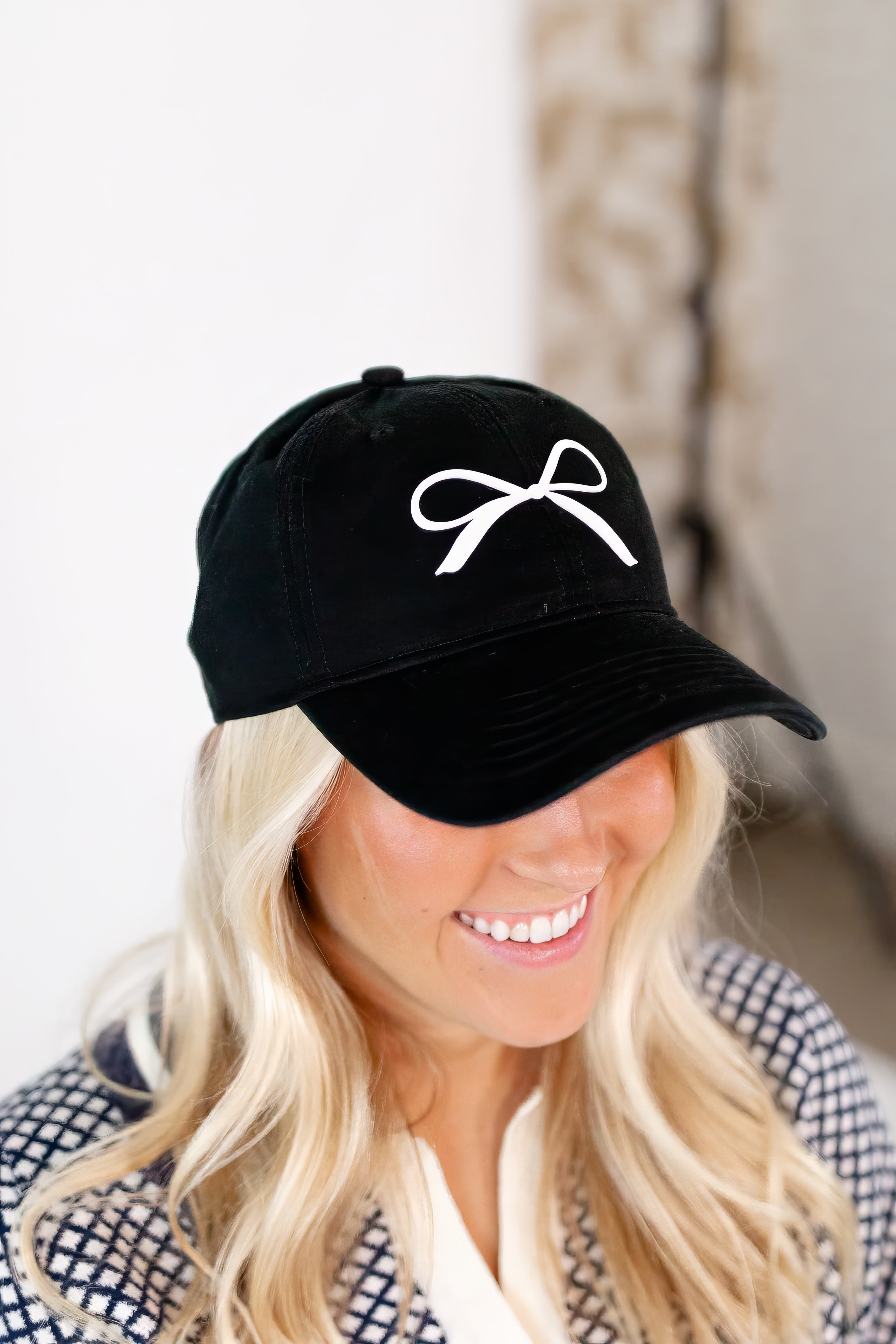Bow Ball Cap・Black – Twirl Boutique
