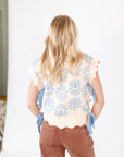 Bella Bow Floral Vest