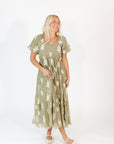 Fern Embroidered Maxi Dress