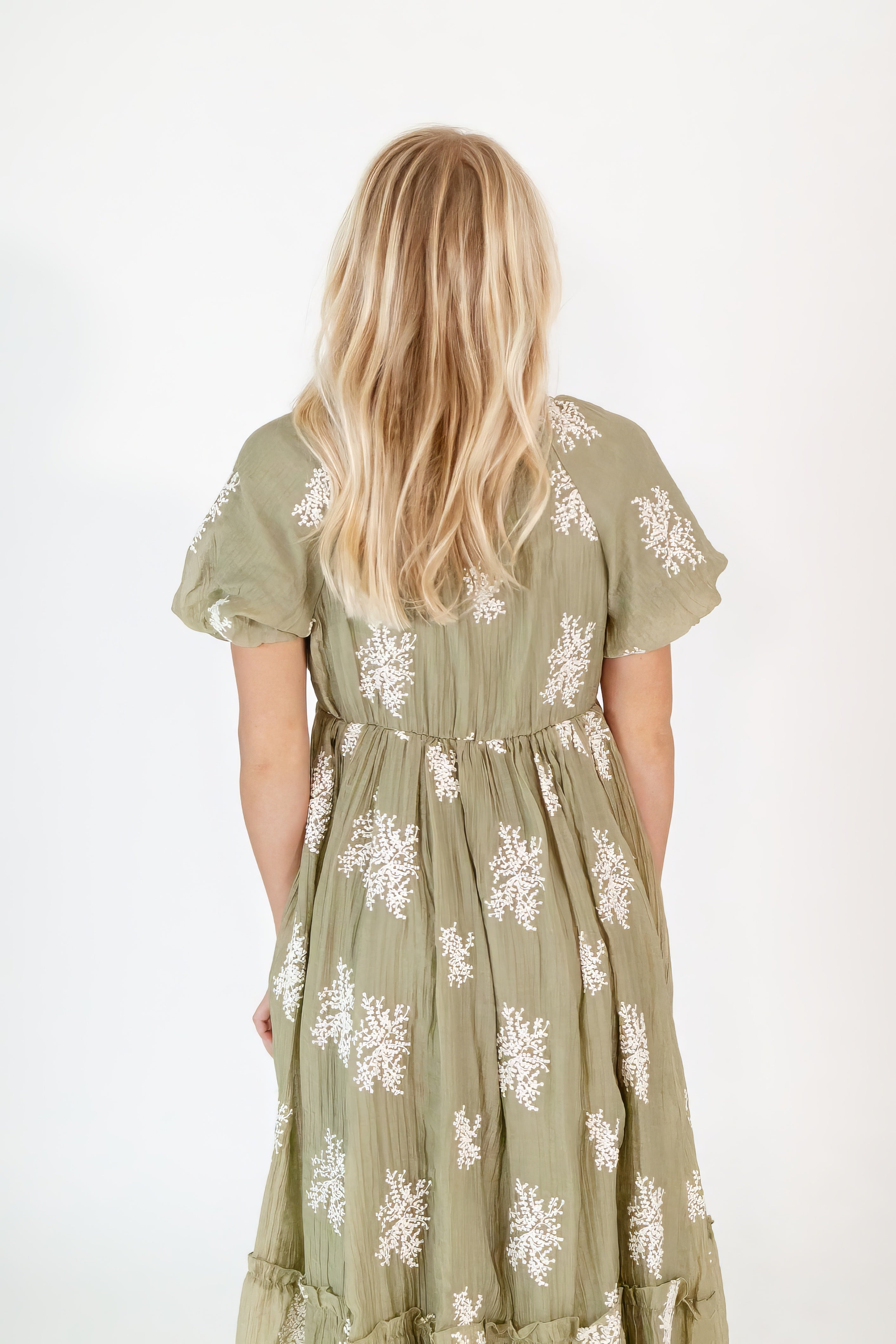 Fern Embroidered Maxi Dress