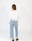 Payton Cuffed Barrel Jeans