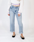 Payton Cuffed Barrel Jeans