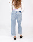 Payton Cuffed Barrel Jeans