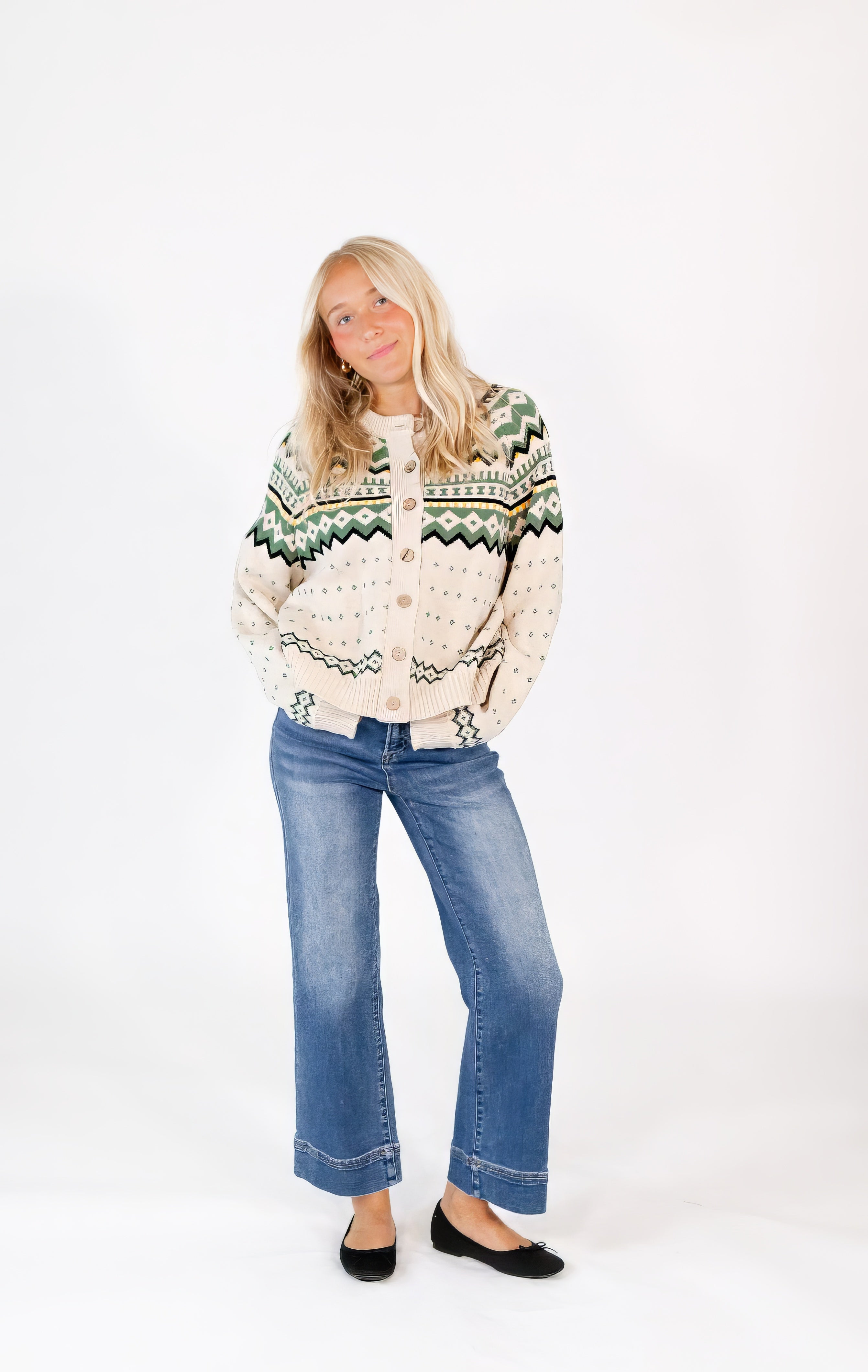 Inna Fair Isle Cardigan