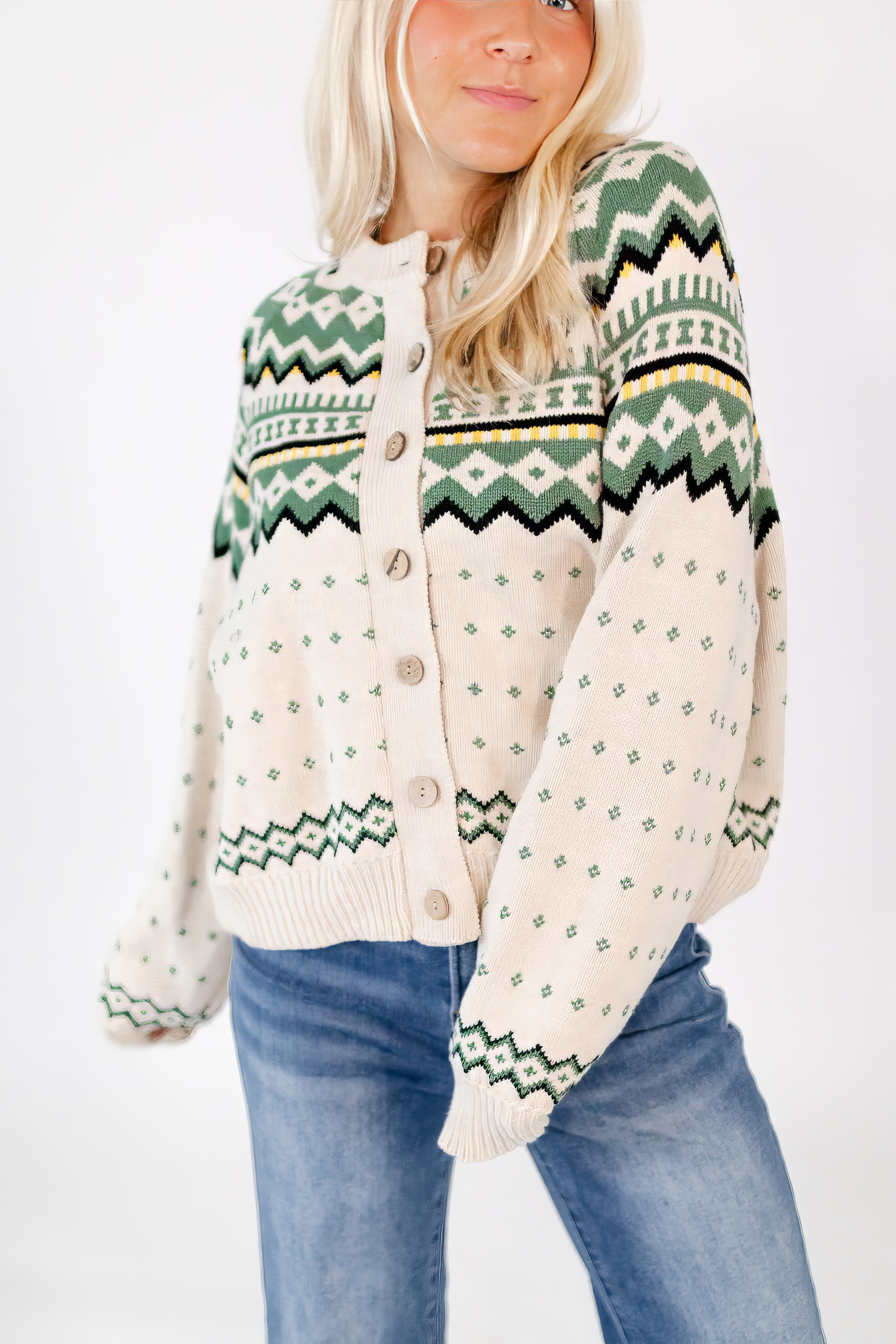 Inna Fair Isle Cardigan