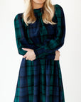 Stella Plaid Smocked Dress